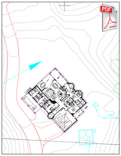 PDF siteplan with house  1st floor